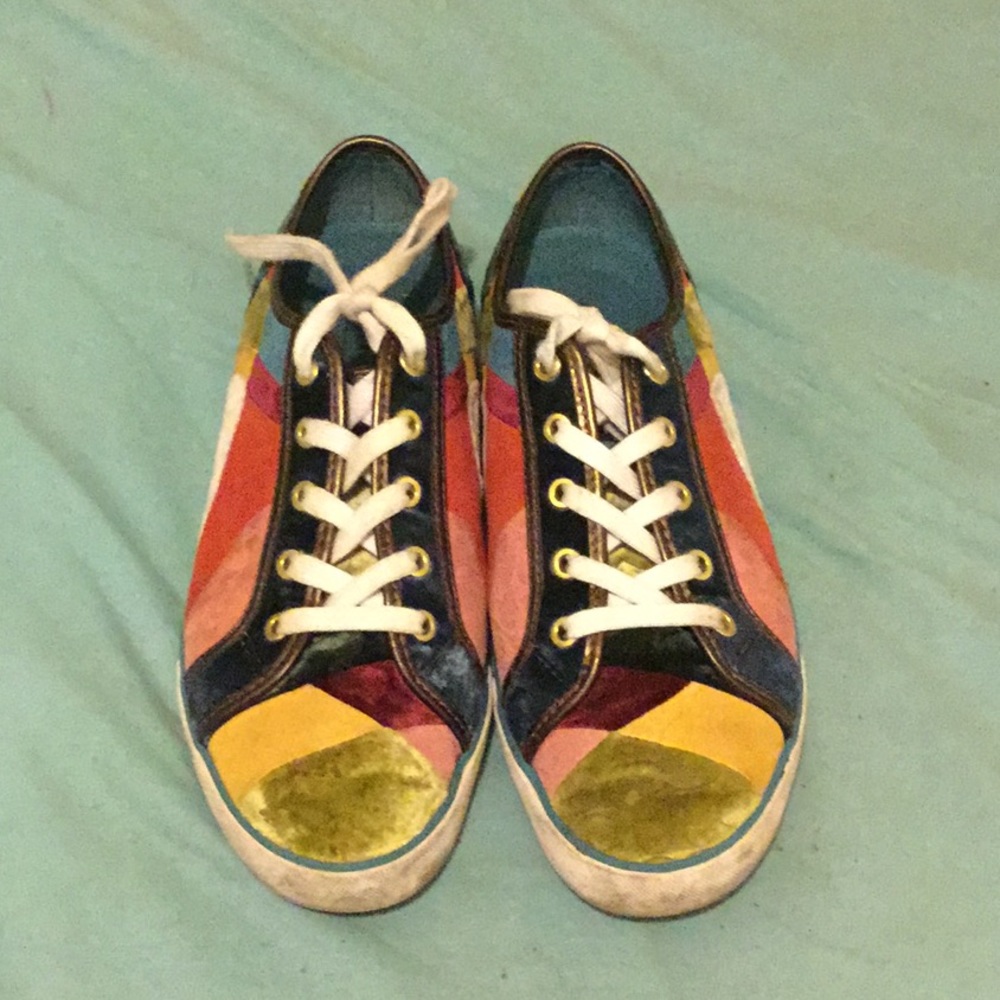 Coach Velvet Patch Sneakers in Size 8.5